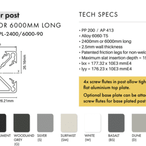 XPS - Post Corner - 6000mm - B - Image 2