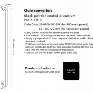 PoolSafe Gate Converter - 1200H W - Image 2