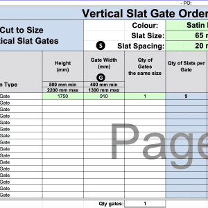 Custom Vert Slat Gates - Josh H - Image 2