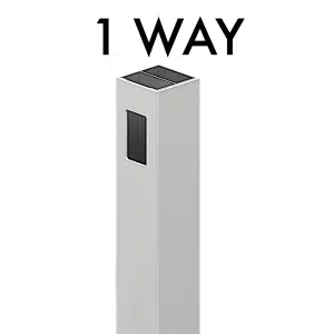 VERTICAL PALING: 1 Way Gate Post - 2590H